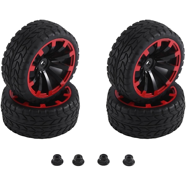 XJ-4 stk 12mm Hex Felger & YD 2.59inch Gummidekk For Rc 1/10 On-road Touring Bil,a