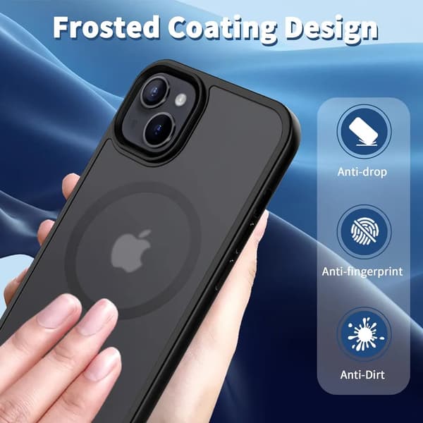 iPhone 13 Mini – Mattamusta MagSafe-kuori