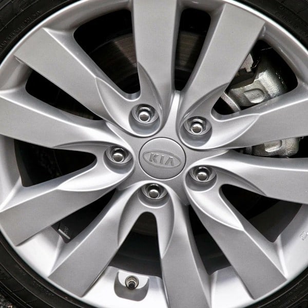 4-Pack - Kia Navkapslar / Hjulnavsemblem - B 65 Silver 58mm
