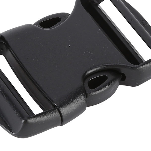 5 Pcs Quick Release Plastic Double Adjustable Strap Buckles Replacement DIY Crafts for Backpack Black For 38mm Wide Strap
