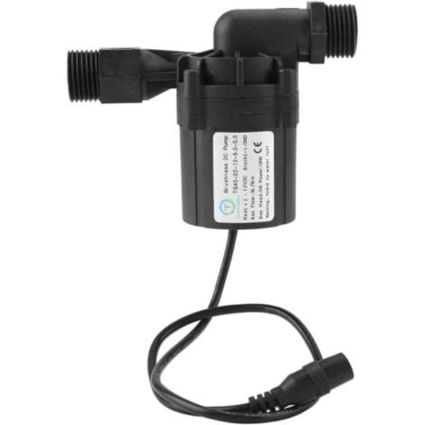 Ølpumpe for fat, bryggepumpe, øltrykkpumpe, børsteløs DC 12 V 18 W sirkulasjonsølpumpe (uten kontakt)
