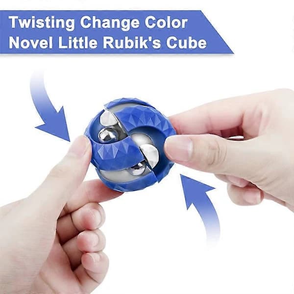 4 kpl Orbit Ball -lelu, Fidget Cubes -pyörivä lelu