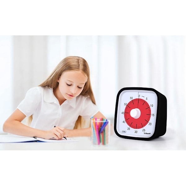 Visuel Timer 60min - Klasseværelse Skole for Børn sort 150