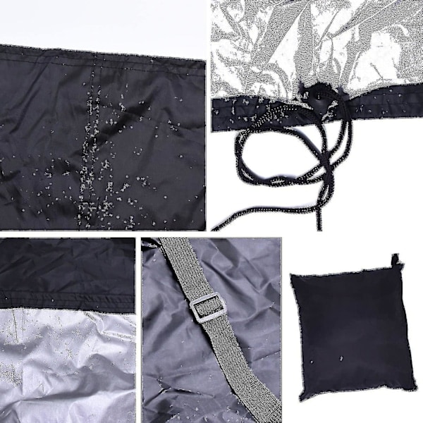 Pingisbordstrekk Vanntett Beskyttelse For Pingisbord 165 X 70 X 185 Cm Svart