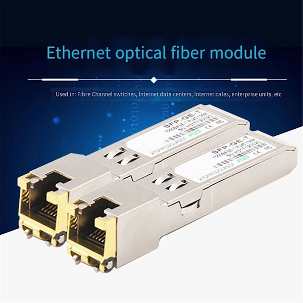 XJ-1 stk. Sfp-modul Rj45 Switch Gbic 10/100/1000 Connector Sfp Kobber Rj45 Sfp-modul Gigabit Ethernet