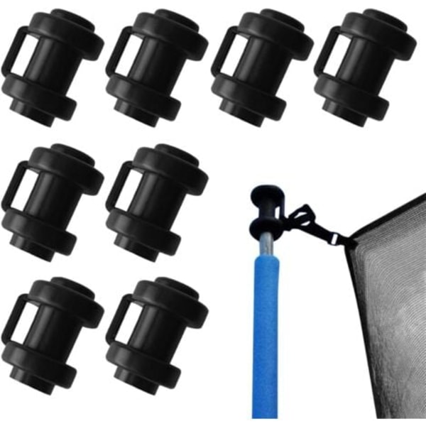 8-pack Trampolinstolpskydd, 1-tums trampolinskydd, trampolindelar och tillbehör