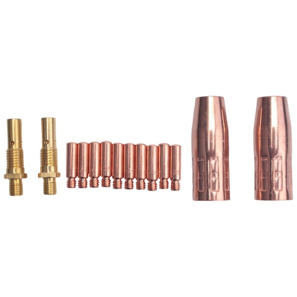 XJ-14-dels MIG-sveisebrennertilbehørssett for Mini /1 & Magnum 100L MIG-sveisere Dysesett