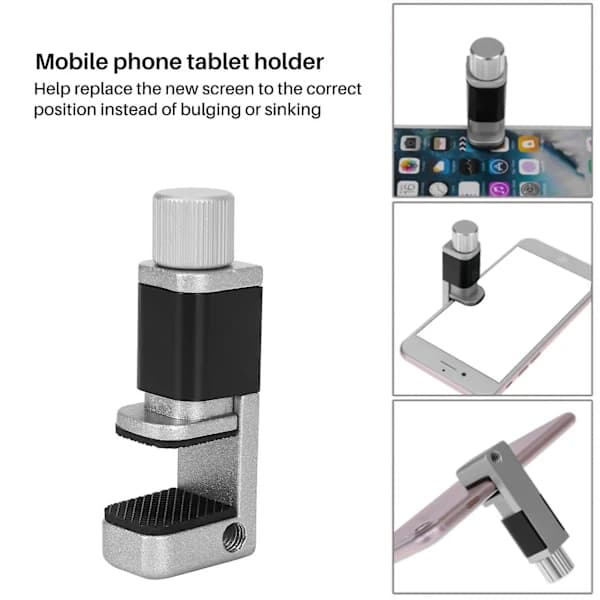 6 st LCD-skärm fixeringsfixtur klämma set mobiltelefonskärm fixering
