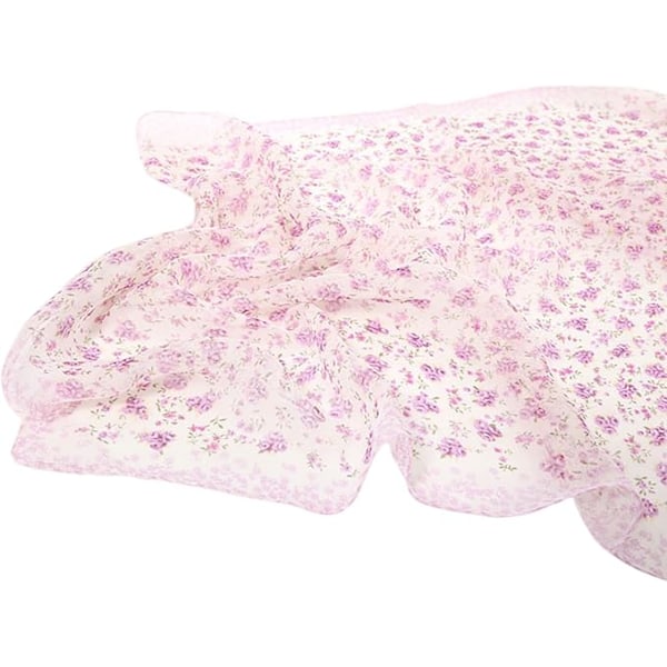 XJ-Sjal Dam Chiffong Silke Scarves Elegant Moderiktig
