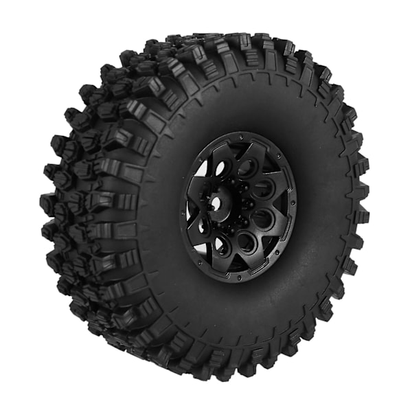 XJ-4 stk. 120 mm 1.9 Beadlock Fælgsæt med Dæk til 1/10 Rc Crawler Bil Traxxas Trx4 Rc4wd D90 Axial Scx