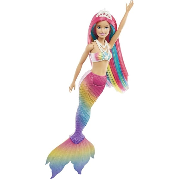 Barbie Rainbow Magic Sjöjungfru - Dockan med färgskiftande detaljer{HH}