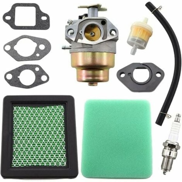Forgasser med tetningslist Luftfiltersett for Honda GCV135 GCV160 GC135 GC160 Motor HRB216 HRR216 HRS216 HRT216 HRZ216 Erstatter 16100