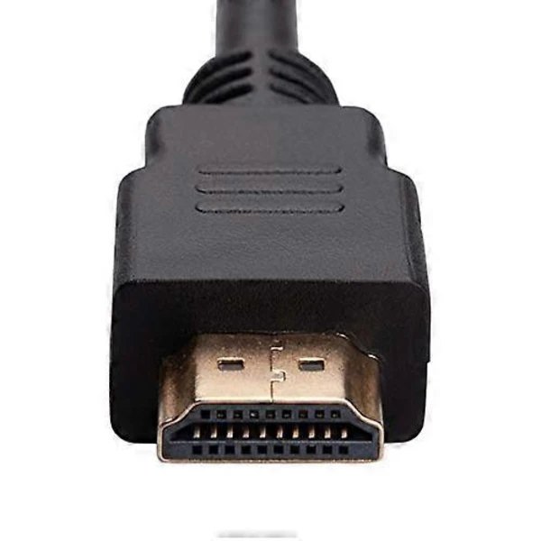 HDMI (uros) - DVI-D (naaras) -sovitinkaapeli