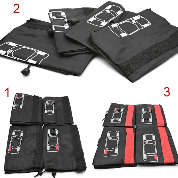 XJ-4stk/lot Dekkpose Oppbevaringsposer L1 1 L