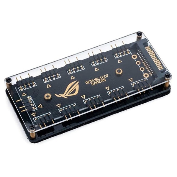 XJ-2x 5v 3pin Rgb Led Splitter 10-port Hub med 50cm 3pin forlængerledning, perfekt til masser af Rgb