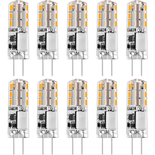 XJ-G4 LED-lamper 12V Varmhvit 3000K 120LM, 2W Ikke dimbar 10 Pakning