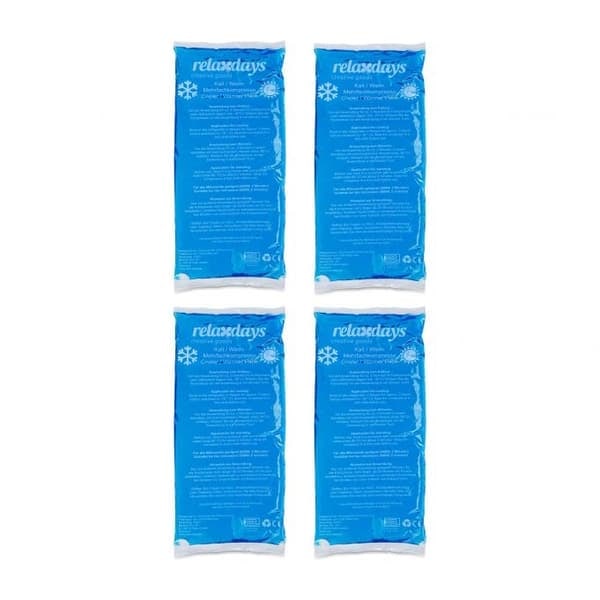 XJ-Kylklampar rektangulära 4-pack blå
