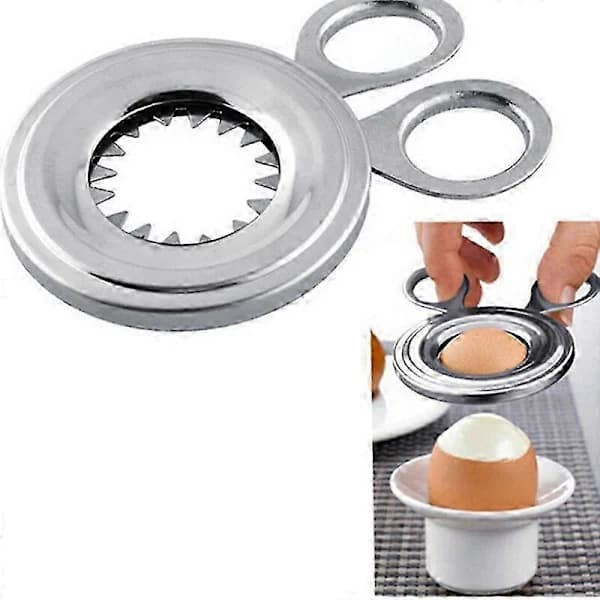 Eggåpner, eggkutter, eggeskreller, eggåpner kjøkken, dingser, rustfritt stål