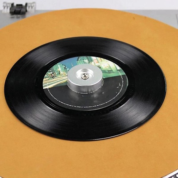 XJ-45 Rpm Adapteri - Alumiini - 7 Tuuman Vinyylilevy Kupoli 45 Adapteri Musta