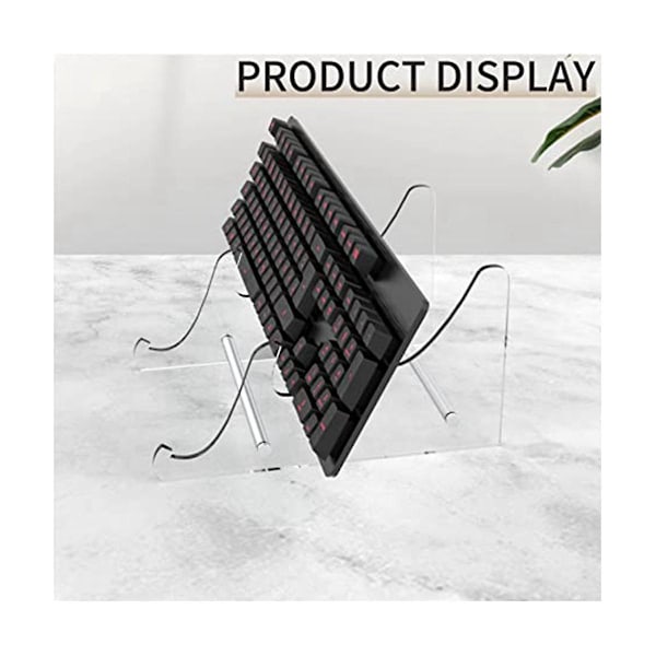 XJ-Keyboard Stativ 3 Lag, Akryl Display Stativ For Mekaniske Tastaturer, Klar Akryl Tastatur, Ga