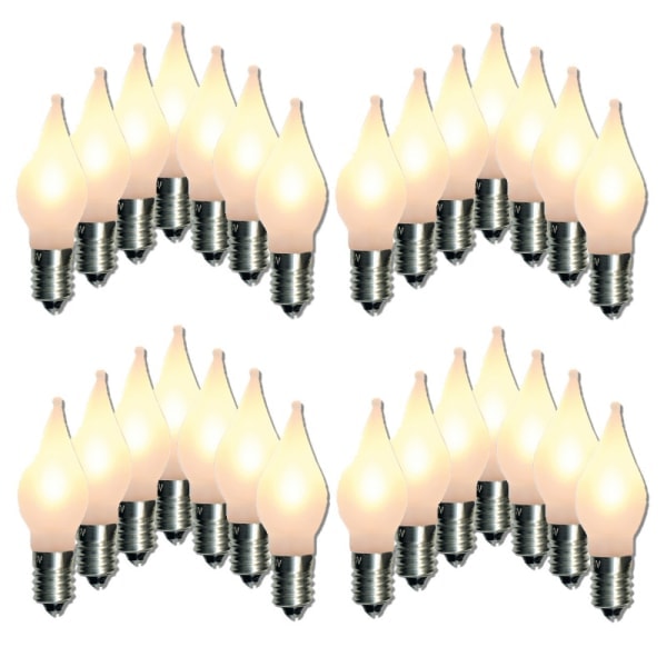 28-pack LED-lampor för adventsljusstake, energisnåla E10 Uni 10-55V