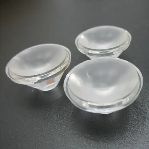 20mm Optisk LED-lins PMMA Akryl Platt Frostade Linser 5 10 15 30 45 60 90 120 Grader För 1W 3W 5W Högeffekts LED-chip