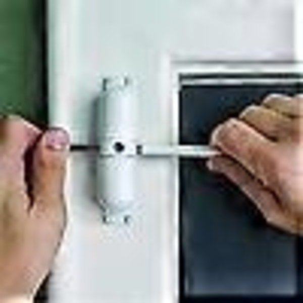 20-70 kg vit zinklegering justerbar utanpåliggande automatisk dörrstängare