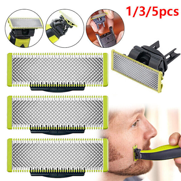 5x OneBlade Ersättningsblad Paket Rakblad för Män Ersättningstillbehör för Philips_paris