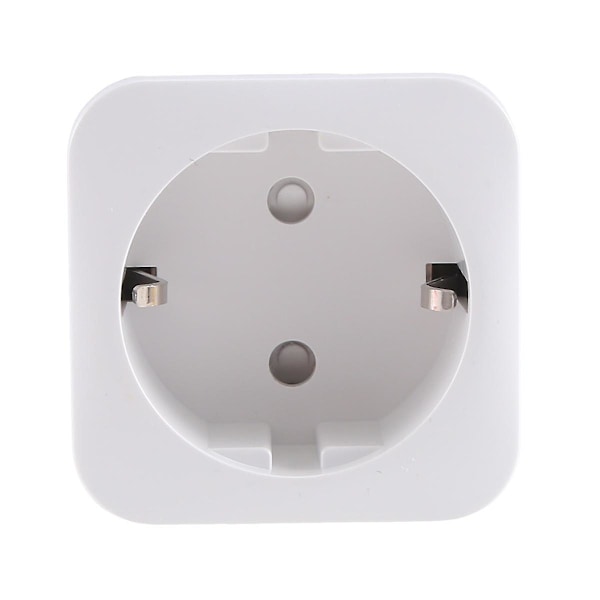 XJ-EU-stik 16A med Graffiti Wifi Smart Socket U-stik Fjernbetjening Timer Tænd/Sluk-kontakt