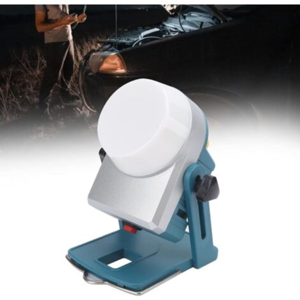 18 V Verktygslampa - Justerbar arbetslampa med litiumbatteri LED-gränssnitt 1 600 lm TPDL‑18 W