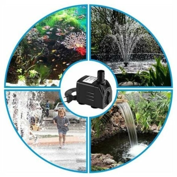 Dränkbar Vattenpump Akvariumpump 1800L/H 30W