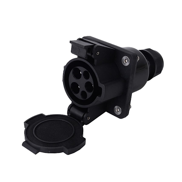XJ-Type 1 Hunnladdeplugg, 16a 32a 40a 60a 250v Ac, sae J1772 Ev Lader Kjøretøy End Socket Outle