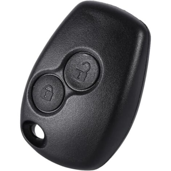 Nøglehus 2 Knapper uden Blad Kompatibel med Renault Clio 3, Twingo 2, Master 3, Kangoo 2