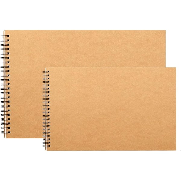 Paket A5 A4 Skissblock Hårt Omslag A4 A5 Spiralbunden Hårdpärm Ritplatta 160g-Xin