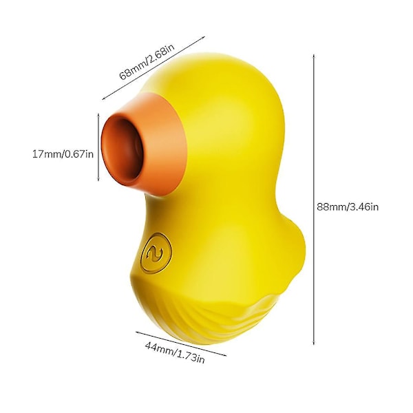 XJ-Kvinnlig Vuxen Ankliknande Klitorisstimulerande Sugvibrator