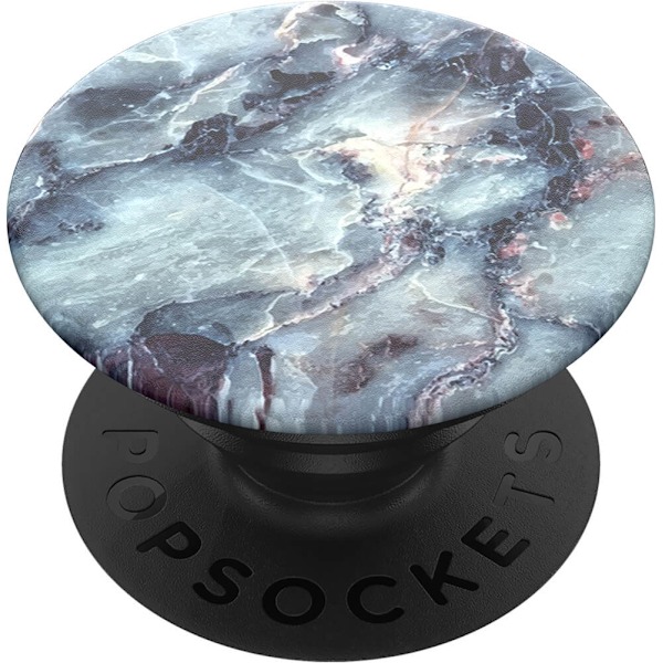 XJ-POPSOCKETS Blå Marmor Avtakbart Grep med Ståfunksjon
