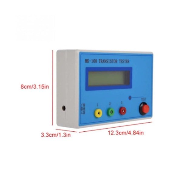 XJ--168 Transistor Tester Måling af Modstand Kondensator Induktans Rlc Meter Spænding Rlc Npn Pnp Mos