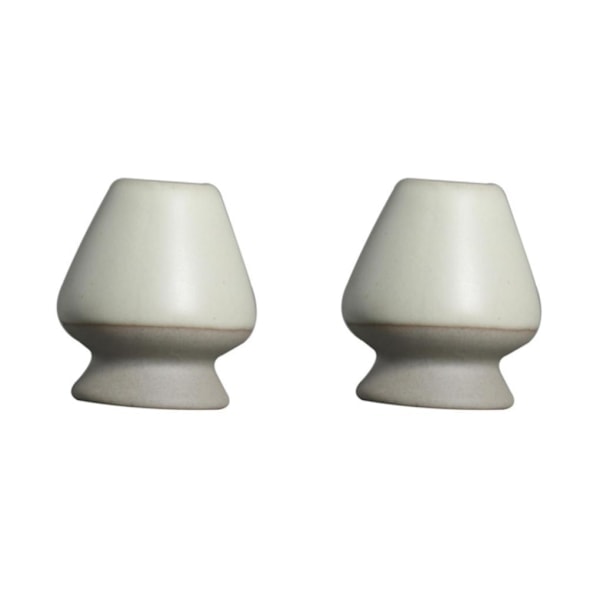 1/2/3 Handgjord Matcha Visphållare Te-ceremoni Teset för Ljusgrön 6 x 7cm 2S 2-pack Ljusgrön 6 x 7cm