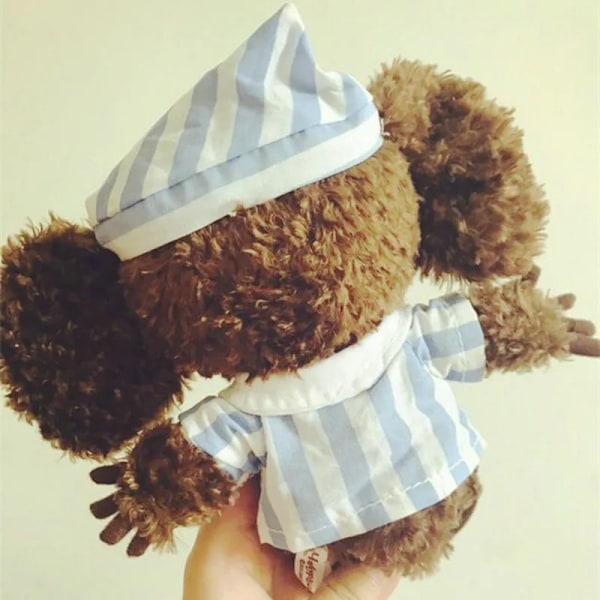 Högkvalitativ Cheburashka Plyschleksak Stora Ögon Apa Med Kläder Docka Ryssland Anime Baby Barn Sov Lugnande Dockleksaker Barn Present