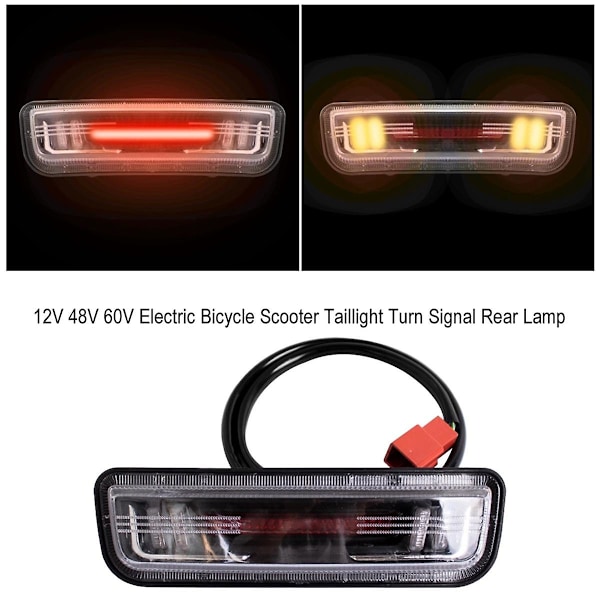 XJ-60v Universal Signal Lys Baglygte Blinklys Bremselys Til Citycoco Elektrisk Scooter