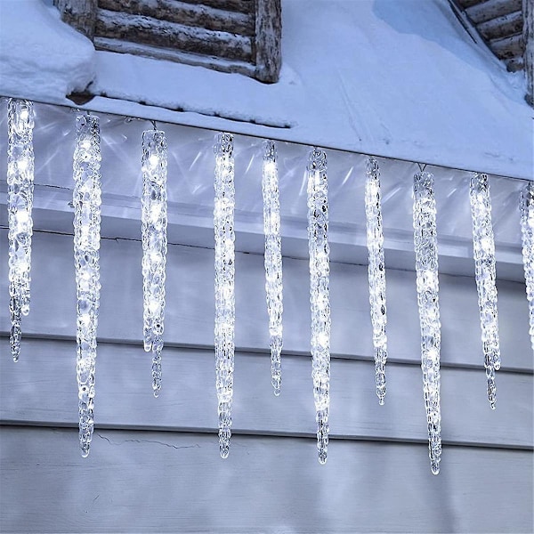 XJ-Outdoor Jule-Istapplys, Gypsophila Istapplys, Krystall Juledekorasjoner På Takskjegg A