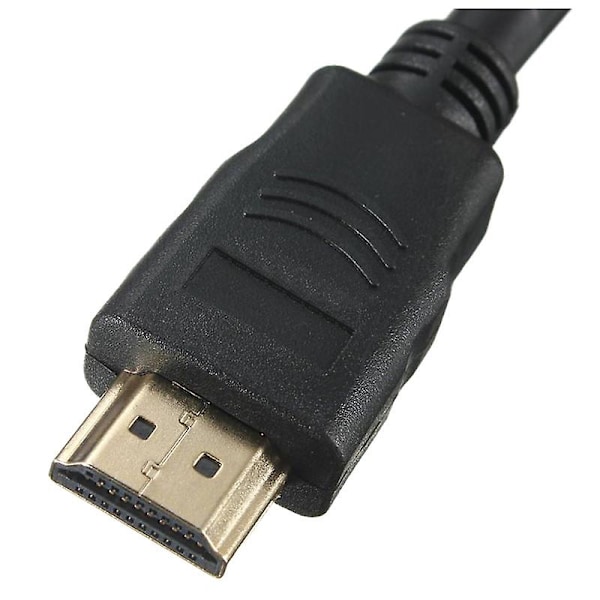 XJ-1.8m Blå Hdtv Till Vga Hd15 Hane Adapter Kabel Konverterare För Pc Tv Df Ny