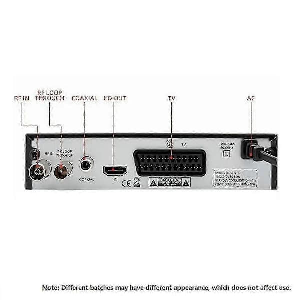 DVB T2 HEVC 265 Digital TV-tuner DVB-T2 265 1080P HD-dekoder USB Terrestrisk TV-mottaker EPG Sett Til SZRH A-F