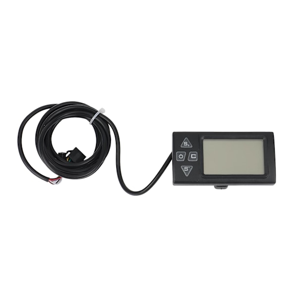 XJ-36v-48v LCD Ebike Display med SM-kontakt för Elektrisk Cykel BLDC Kontroller Kontrollpanel S861