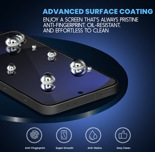 2-Pack Samsung S24 FE Screen Protector - Tempered Glass 9H - Super Quality 3D