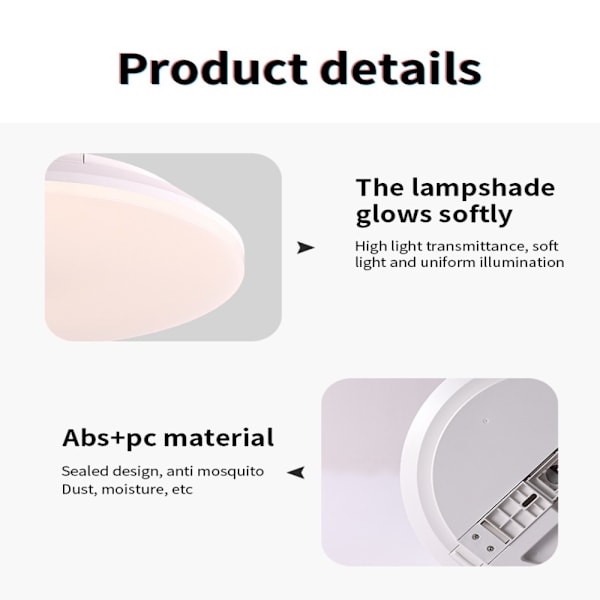 XJ-Smart Taklampe LED-lamper EU EU