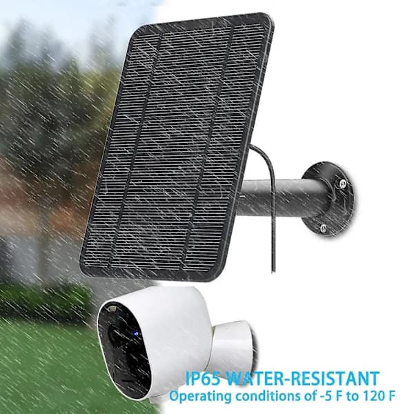 Solcellepanel Lading for Arlo Ultra/Ultra 2/ Pro 3/ Pro 4/ Pro 3 Floodlight/Go 2 4wl