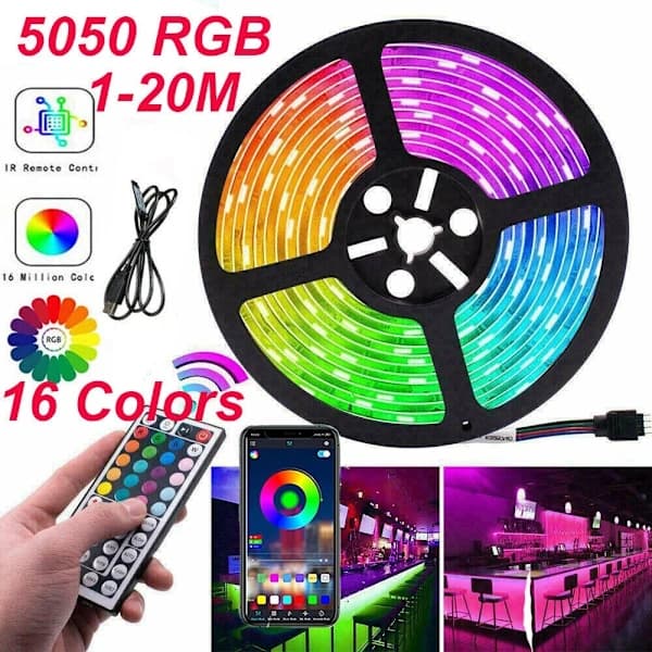 LED-nauhat 0,5-10m 2M 2M 2M