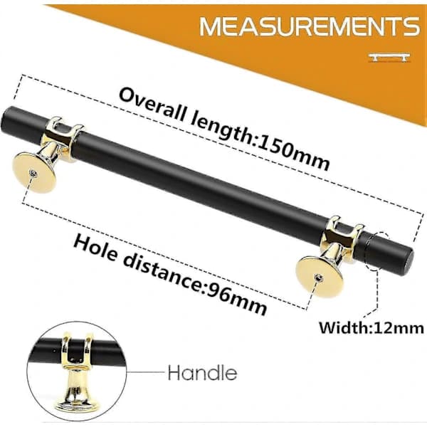 Set med 10 S Kit Möbler S - Dörr S E Möbler S i Zinklegering Center 96mm