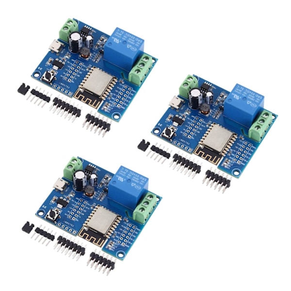XJ-3x Wifi Relekontrollerimoduuli, DC 5V 8V-80V Esp8266 Langaton Kontrollerimoduuli Esp-12f Iot Sm:lle